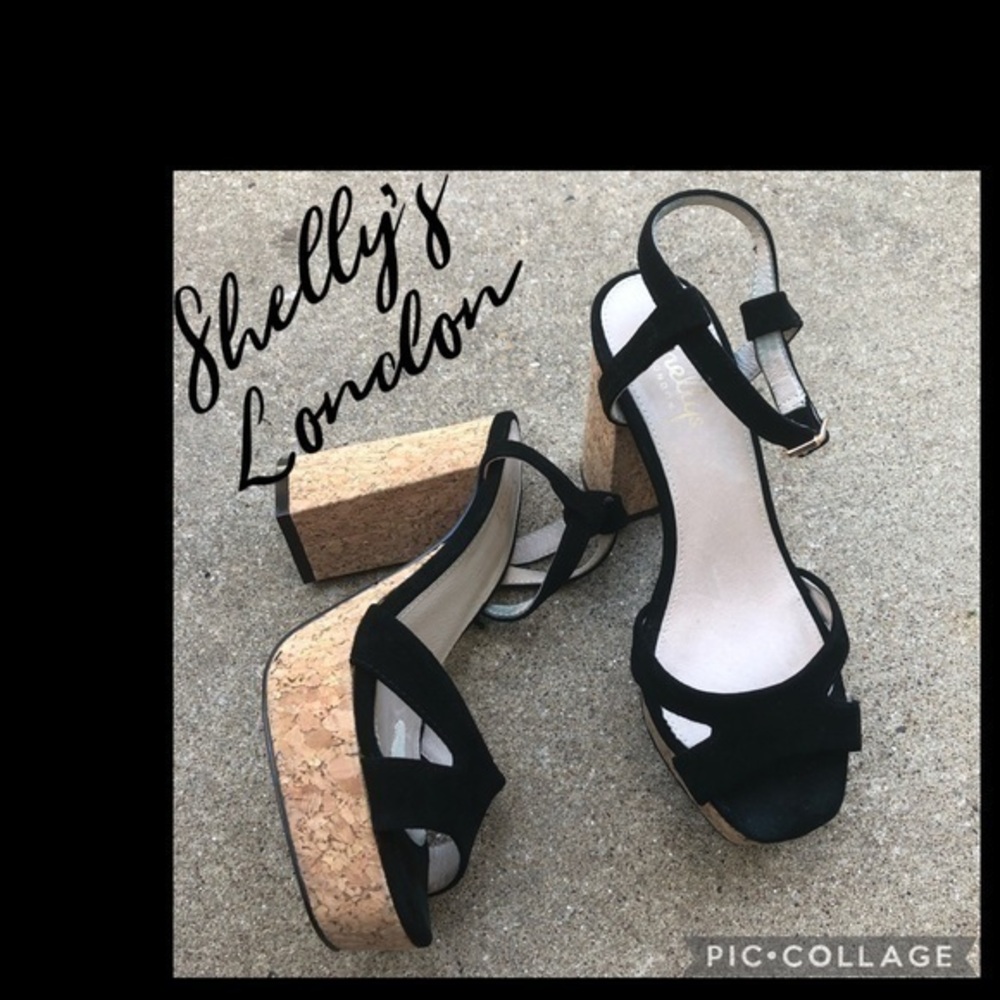 Shelly’s Block Wedge Heels